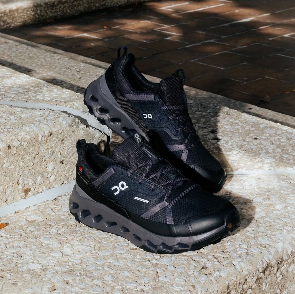 On Cloudhorizon Waterproof Black Eclipse Hiking Shoes product image 1, provided for visual reference and product detail