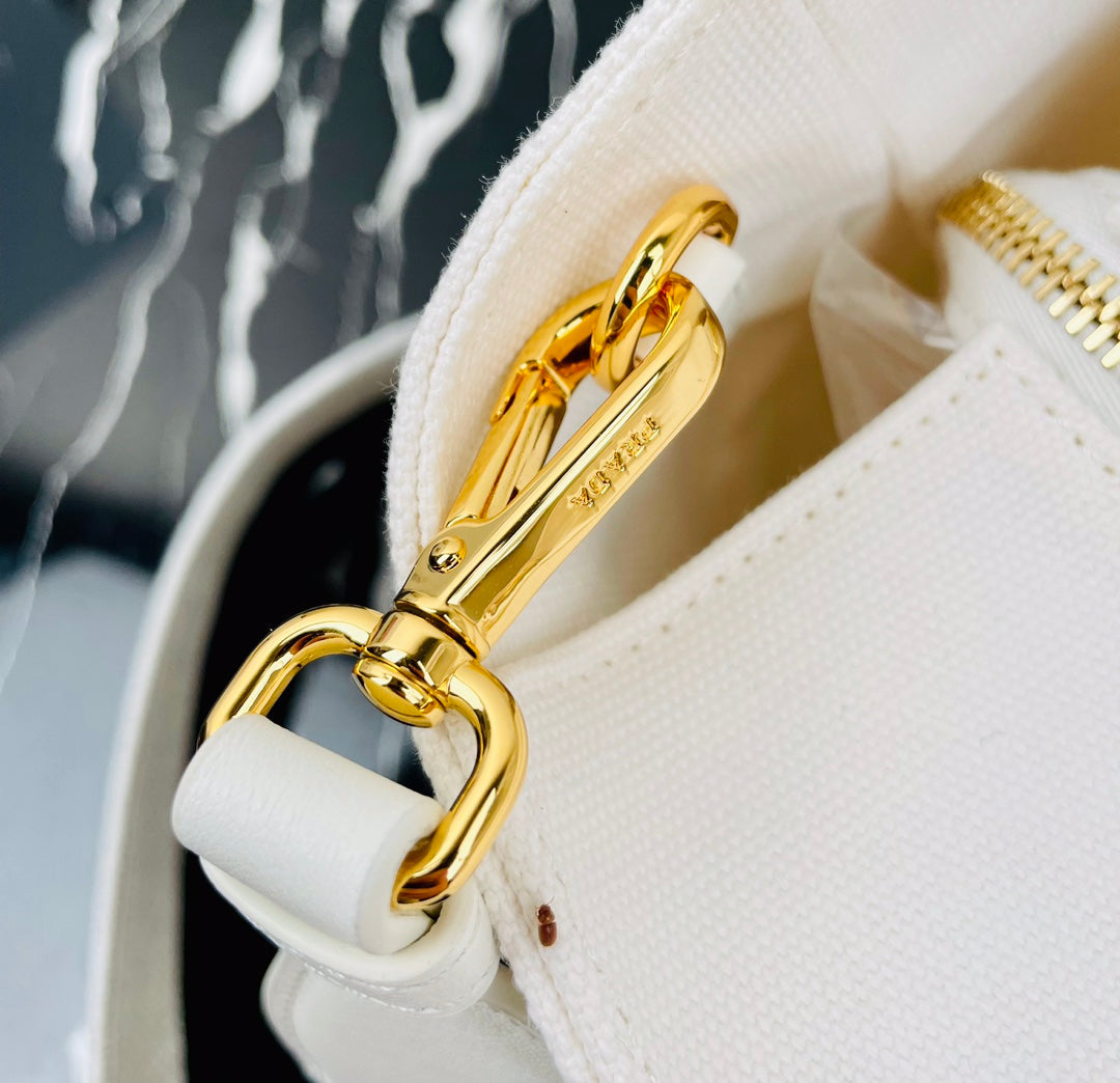 Prada Bucket Handle Bag 1BG835 02 - Beige product image 6, provided for visual reference and product detail review