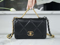 Chanel 19 WOC Wallet On Chain AP0957 Black Flap Bag product image 1, provided for visual reference and product detail review
