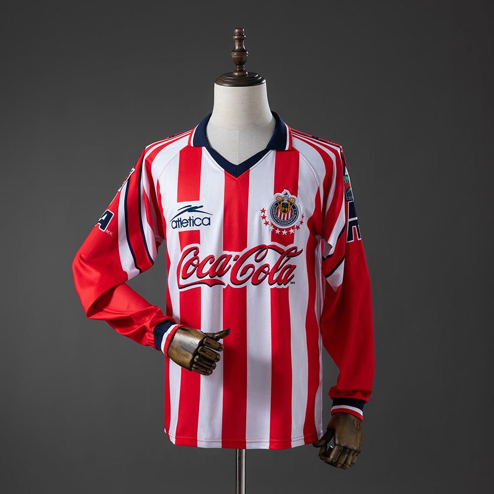 Retro Chivas Home Jersey 1998-1999 Long Sleeves Football product image 1