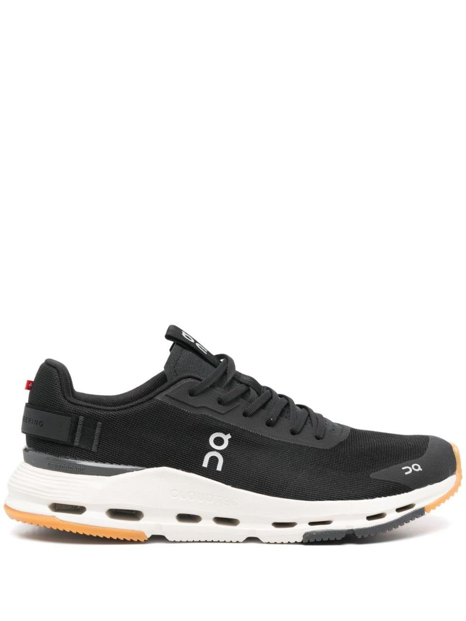 On Cloudnova Black/White Lifestyle Sneakers product image 2, provided for visual reference and product detail review