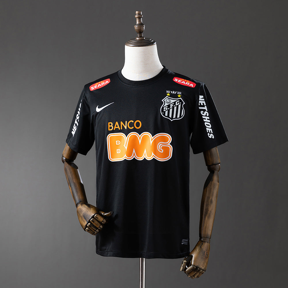 Santos Jersey 2012/13 Black Retro Football Kit product image 1