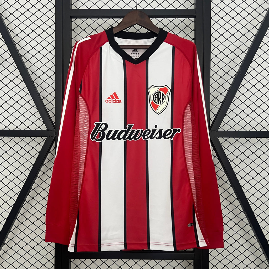 Retro River Plate Jersey 2003-04 Away Long Sleeves Football product image 1