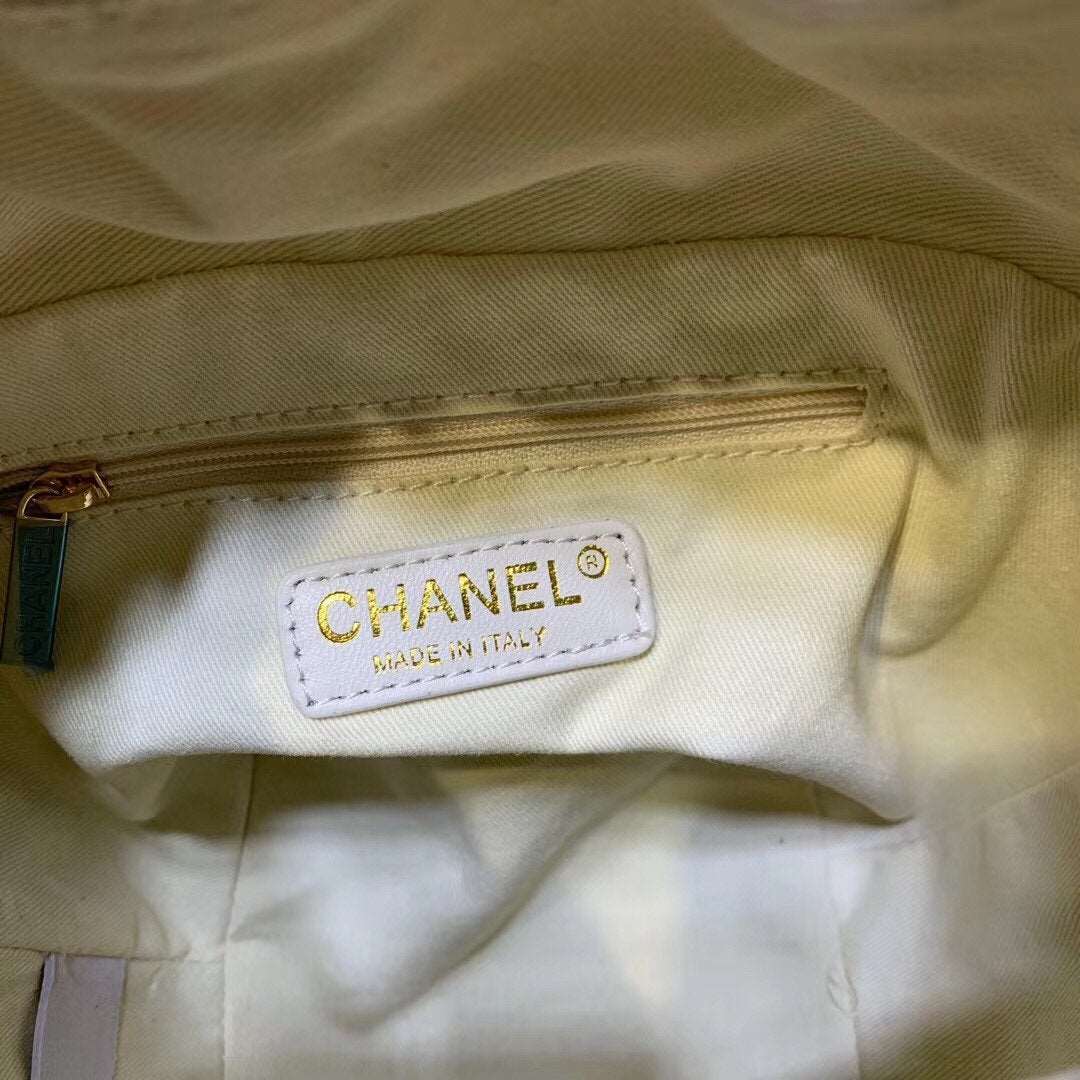 Chanel Drawstring Bag Beige product image 8, provided for visual reference and product detail review