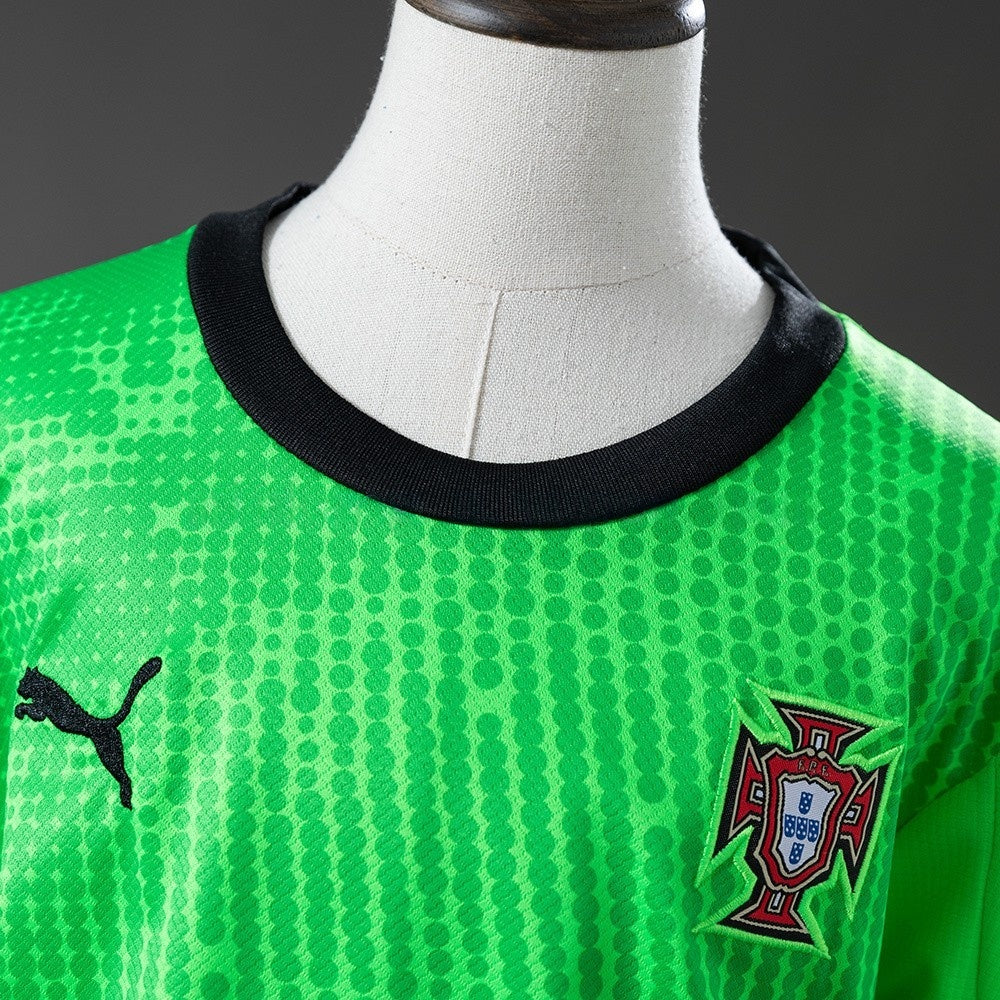 Kids Portugal Jersey 2026 Green Football Kit product image 8
