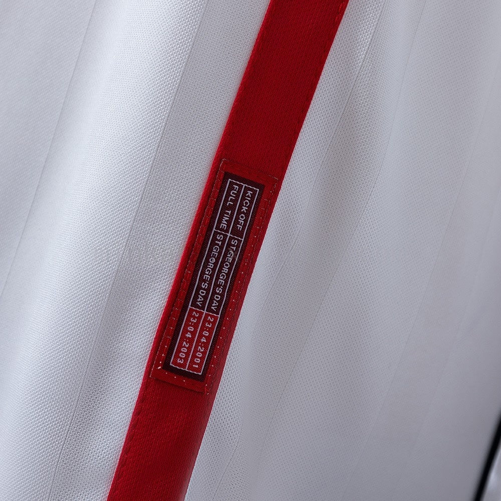 England Jersey 2002 Home Retro Football Kit Long Sleeves product image 5