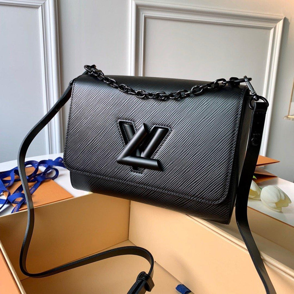 Louis Vuitton Twist MM Black Handbag product image 1, provided for visual reference and product detail review