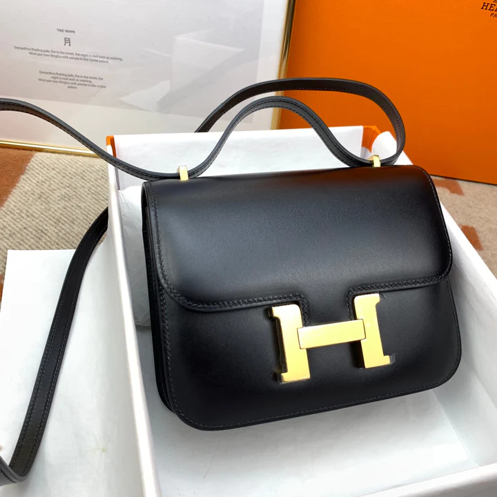 Hermes Constance Bag Mini 14cm - Black product image 2, provided for visual reference and product detail review