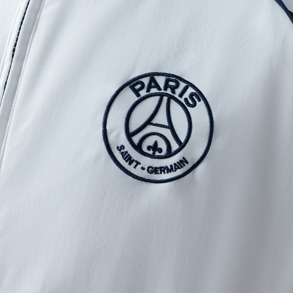 PSG Windbreaker 2025/26 White Football Soccer Jacket product image 7
