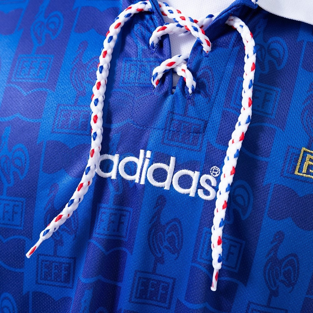 France Jersey 1996 Retro Home Football Kit product image 5