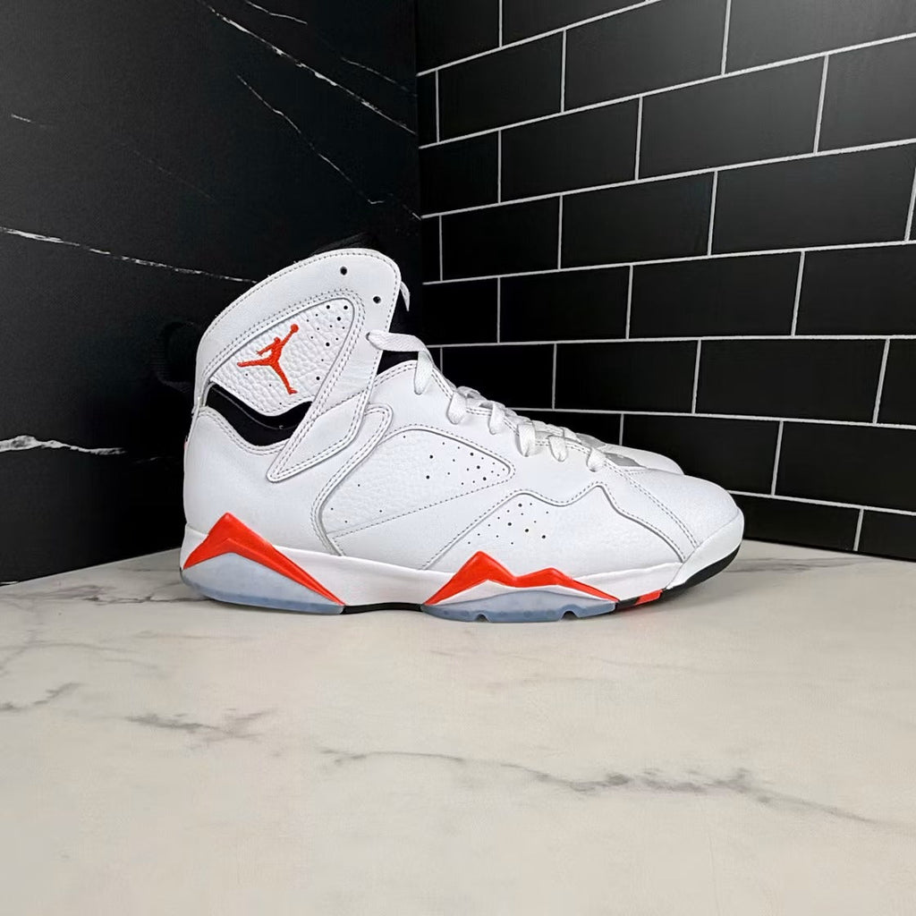 Air Jordan 7 Retro White Infrared product image 2, provided for visual reference and product detail review