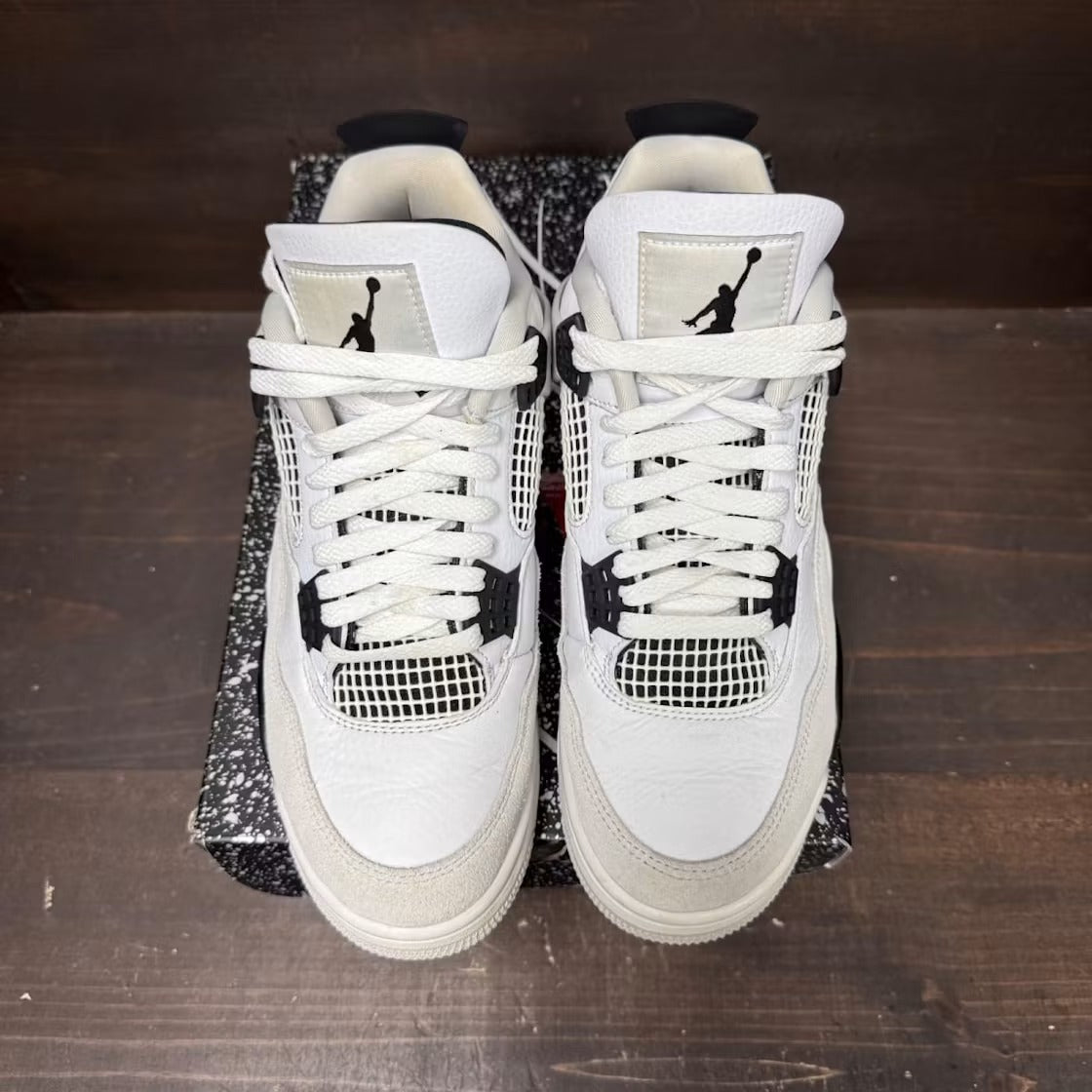 Air Jordan 4 Retro Military Black product image 2, provided for visual reference and product detail review