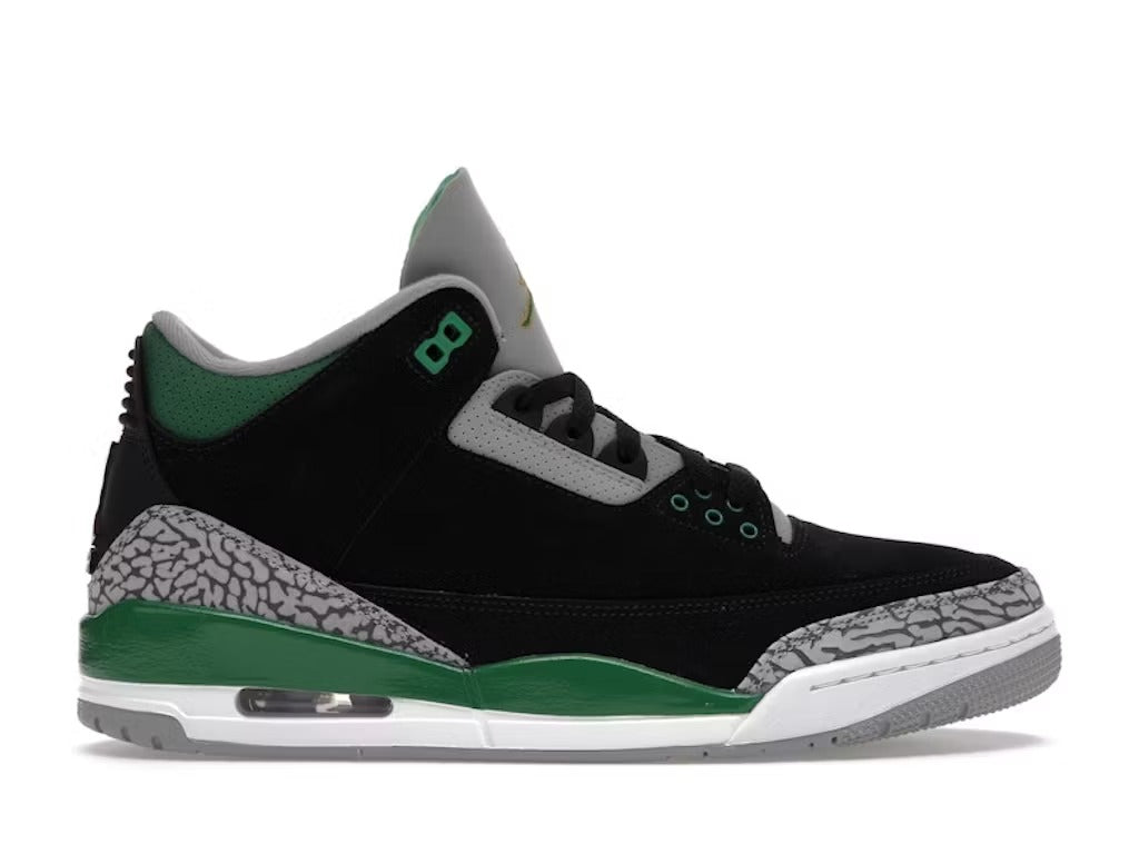 Air Jordan 3 Retro Pine Green product image 1, provided for visual reference and product detail review