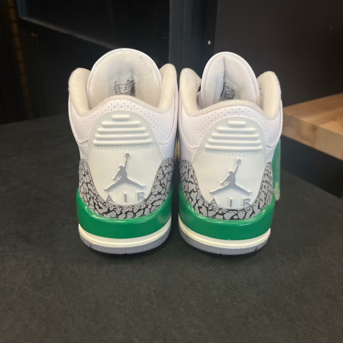Air Jordan 3 Retro Lucky Green (Women) product image 3, provided for visual reference and product detail review