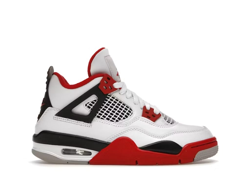 Air Jordan 4 Retro Fire Red (2020) (GS) product image 1, provided for visual reference and product detail review