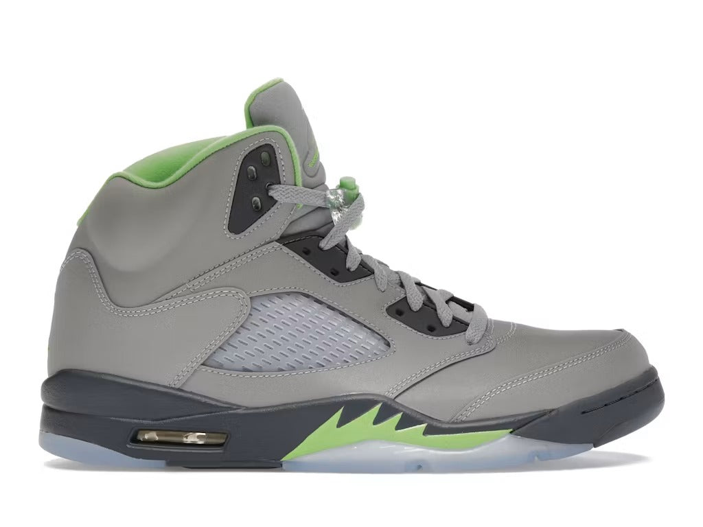Air Jordan 5 Retro Green Bean (2022) product image 1, provided for visual reference and product detail review