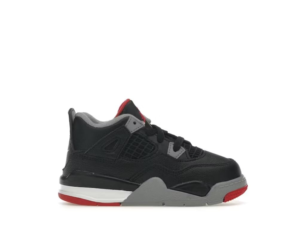 Air Jordan 4 Retro Bred Reimagined (TD) product image 1, provided for visual reference and product detail review