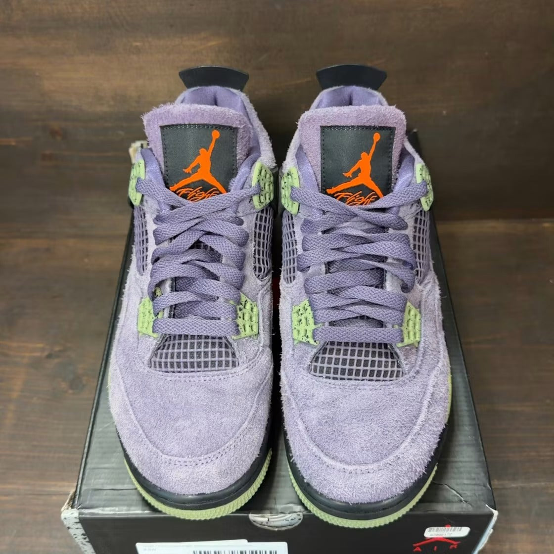 Air Jordan 4 Retro Canyon Purple (Women) product image 3, provided for visual reference and product detail review