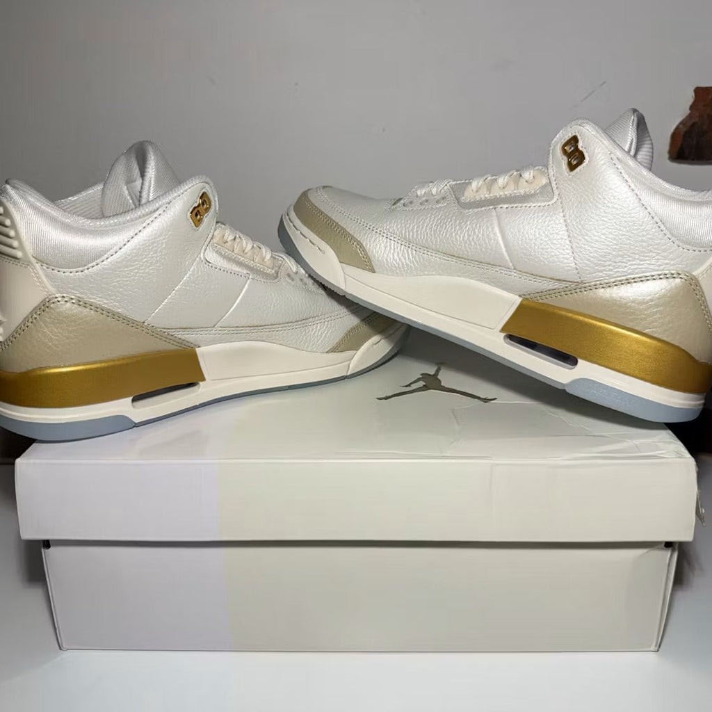 Air Jordan 3 Retro Champagne and Oysters (Women) product image 5, provided for visual reference and product detail review