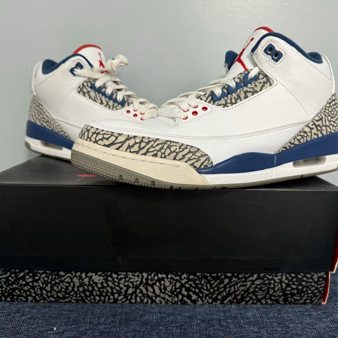 Air Jordan 3 Retro True Blue (2016) product image 2, provided for visual reference and product detail review