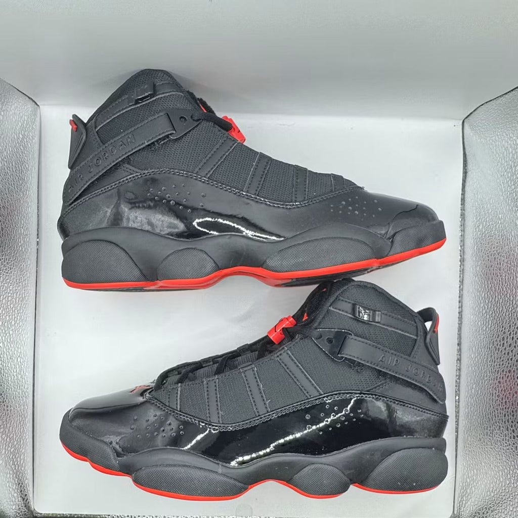 Air Jordan 6 Rings Black Infrared product image 3, provided for visual reference and product detail review