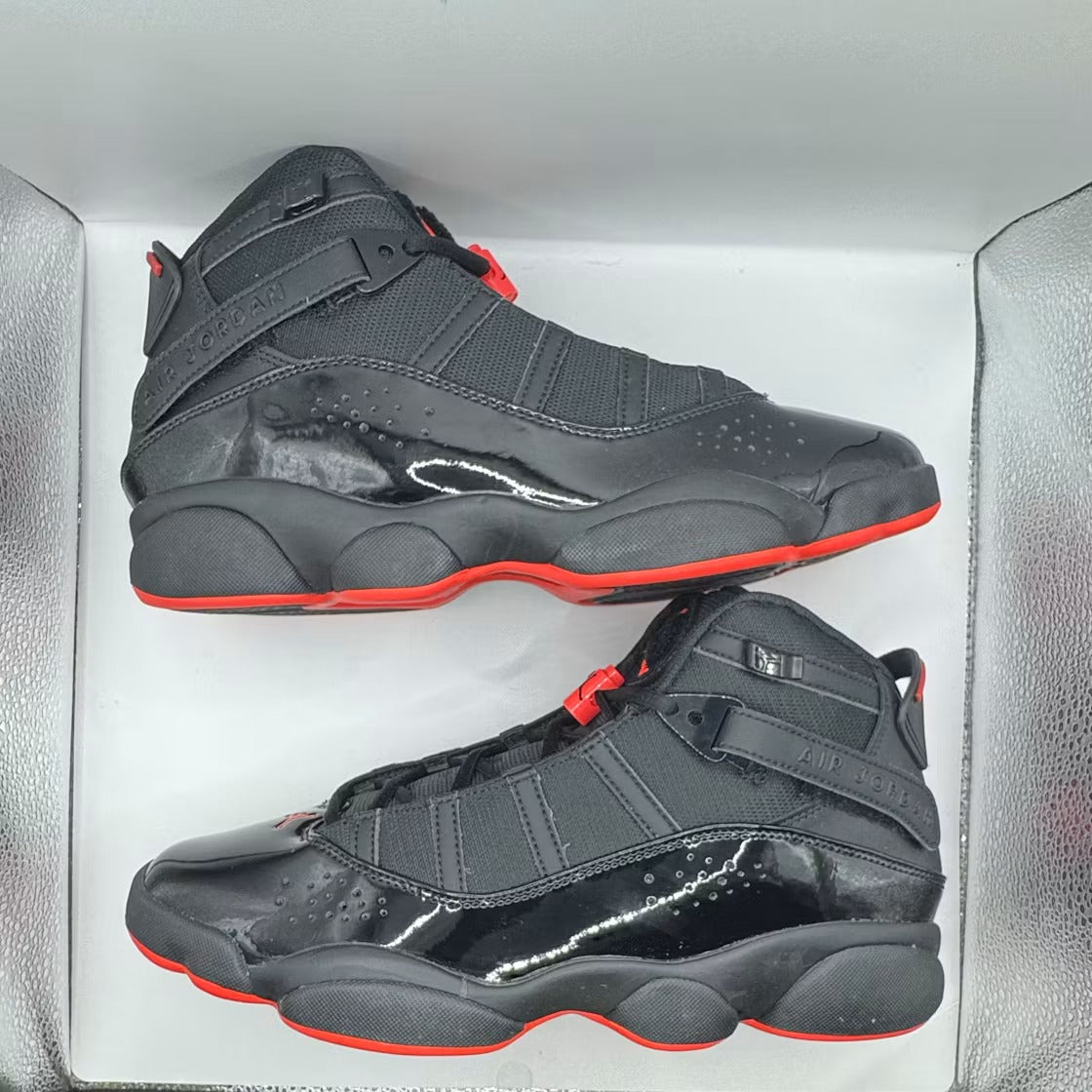 Air Jordan 6 Rings Black Infrared product image 3, provided for visual reference and product detail review