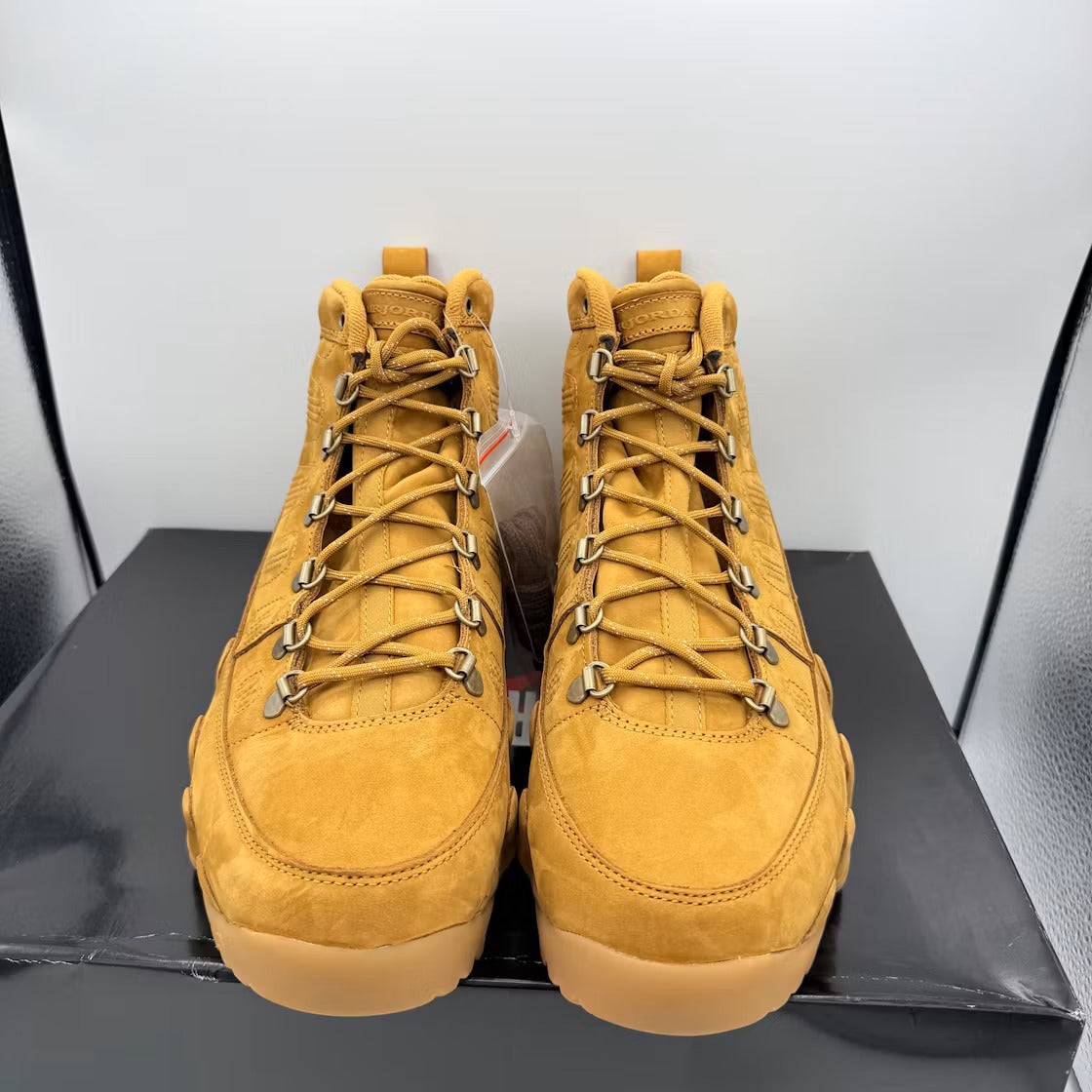 Air Jordan 9 Retro Boot Wheat product image 3, provided for visual reference and product detail review