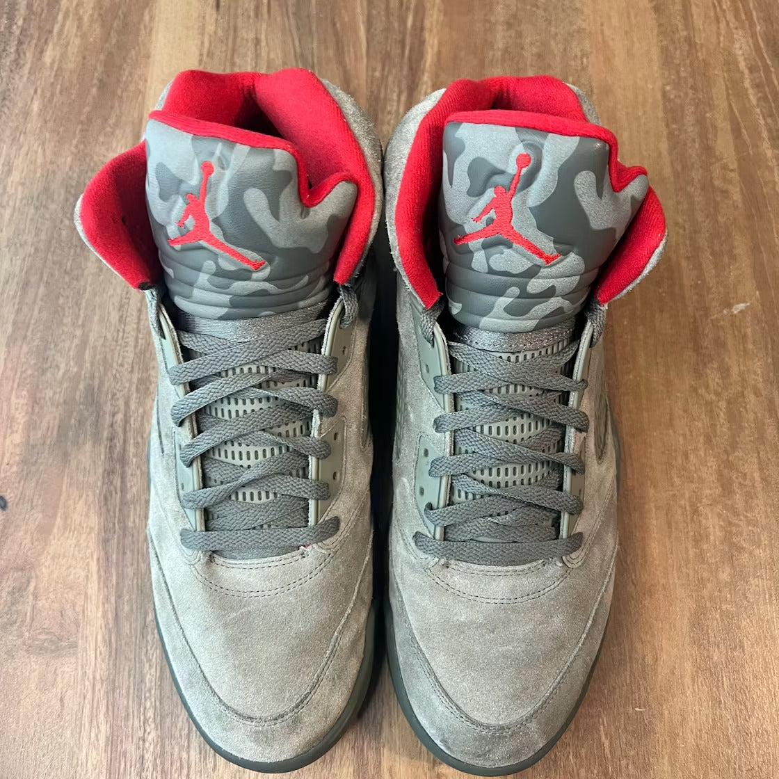 Air Jordan 5 Retro P51 Camo product image 4, provided for visual reference and product detail review
