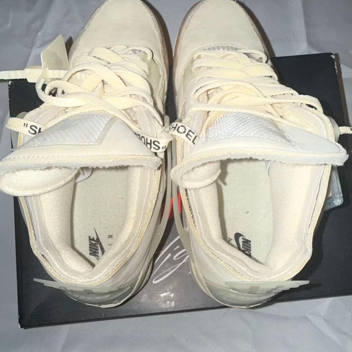 Air Jordan 4 Retro Off-White Sail (Women) product image 3, provided for visual reference and product detail review