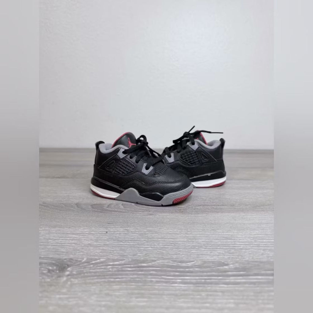 Air Jordan 4 Retro Bred Reimagined (TD) product image 2, provided for visual reference and product detail review