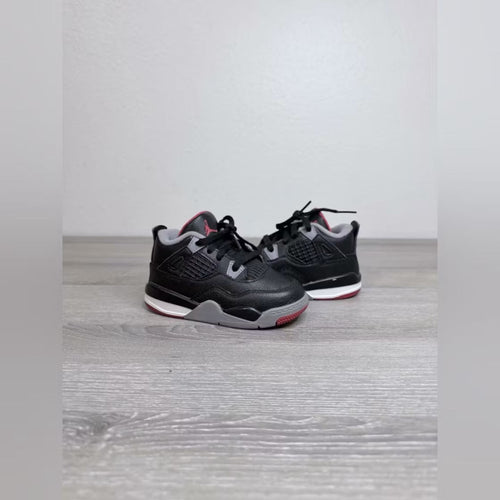 Air Jordan 4 Retro Bred Reimagined (TD) product image 2, provided for visual reference and product detail review
