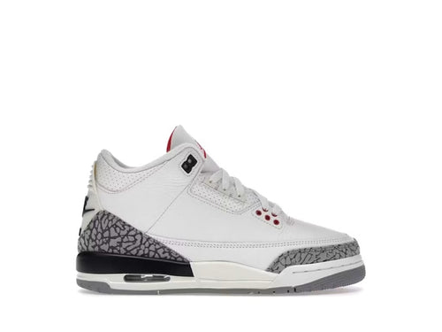 Air Jordan 3 Retro White Cement Reimagined (GS) product image 1, provided for visual reference and product detail review