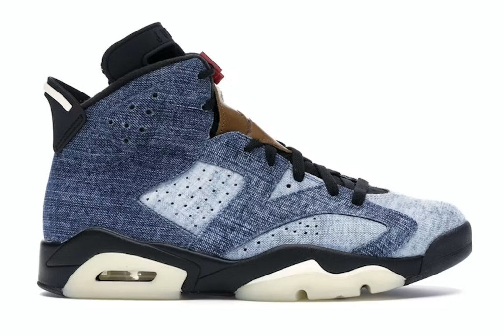 Air Jordan 6 Retro Washed Denim product image 1, provided for visual reference and product detail review