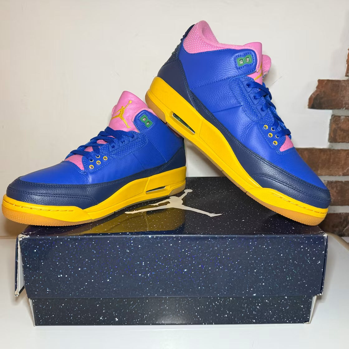 Air Jordan 3 Retro Brazil product image 4, provided for visual reference and product detail review