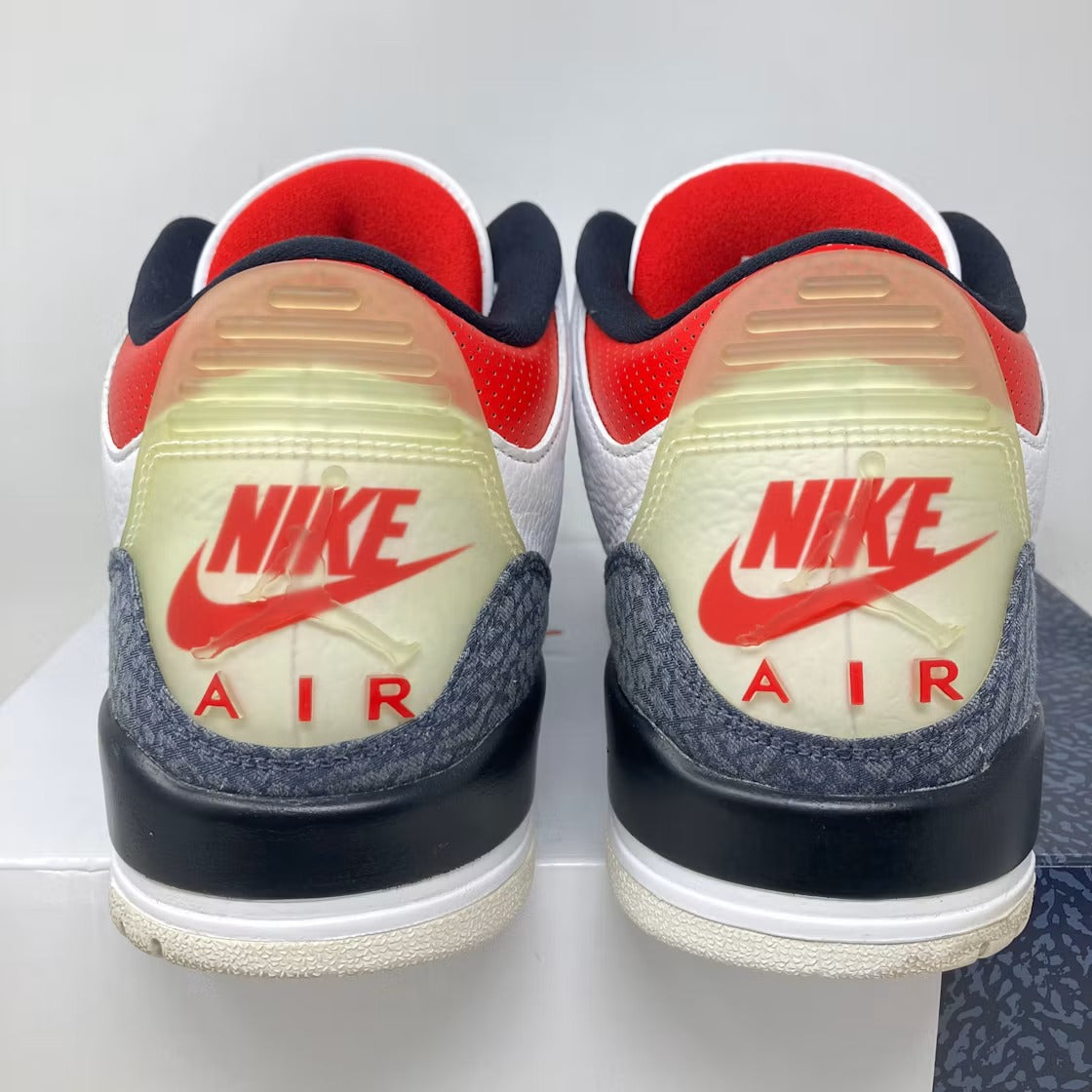 Air Jordan 3 Retro SE Fire Red Denim (2020) product image 5, provided for visual reference and product detail review