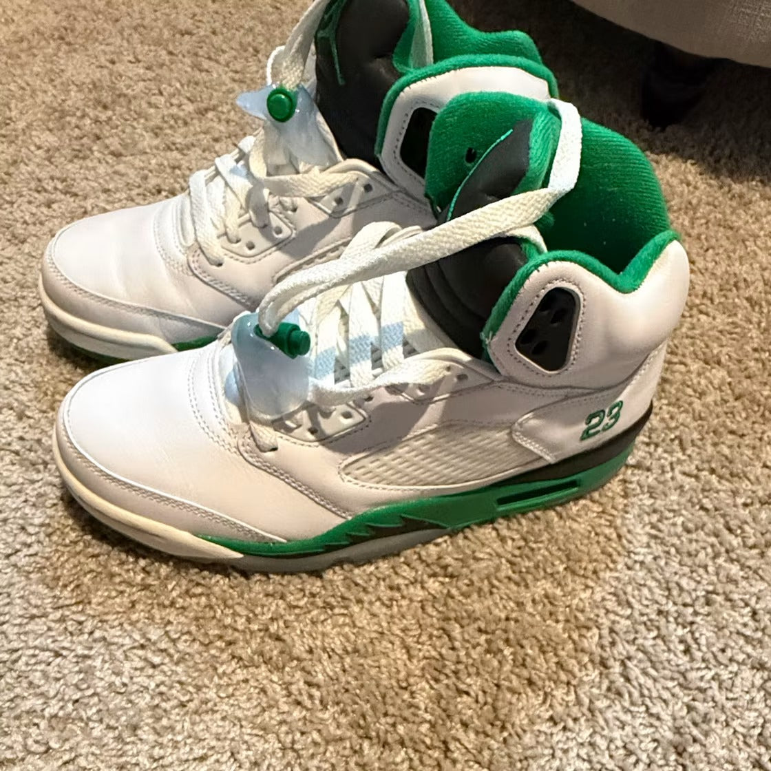Air Jordan 5 Retro Lucky Green (Women) product image 4, provided for visual reference and product detail review