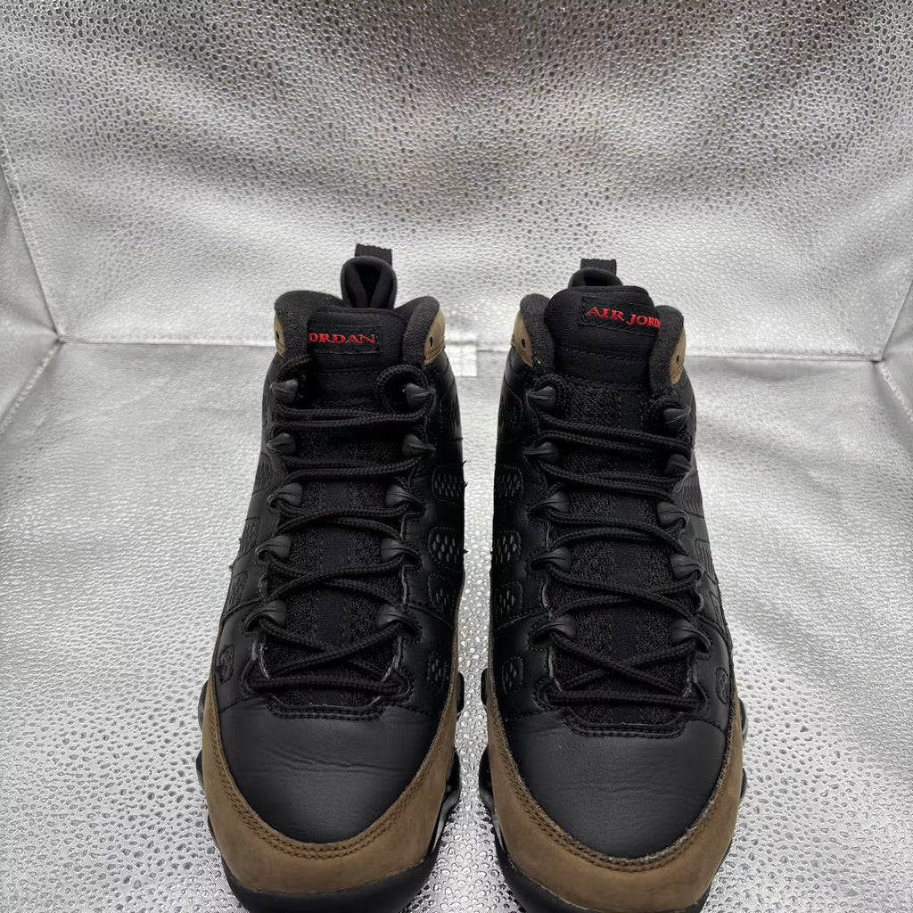 Air Jordan 9 Retro Olive (2024) (GS) product image 2, provided for visual reference and product detail review
