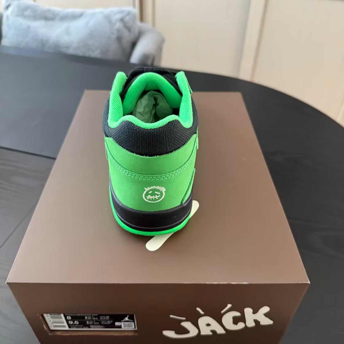 Air Jordan CJ1 T-Rexx Travis Scott Green Spark product image 5, provided for visual reference and product detail review