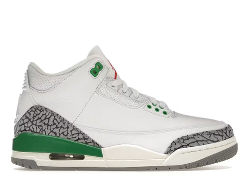 Air Jordan 3 Retro Lucky Green (Women) product image 1, provided for visual reference and product detail review