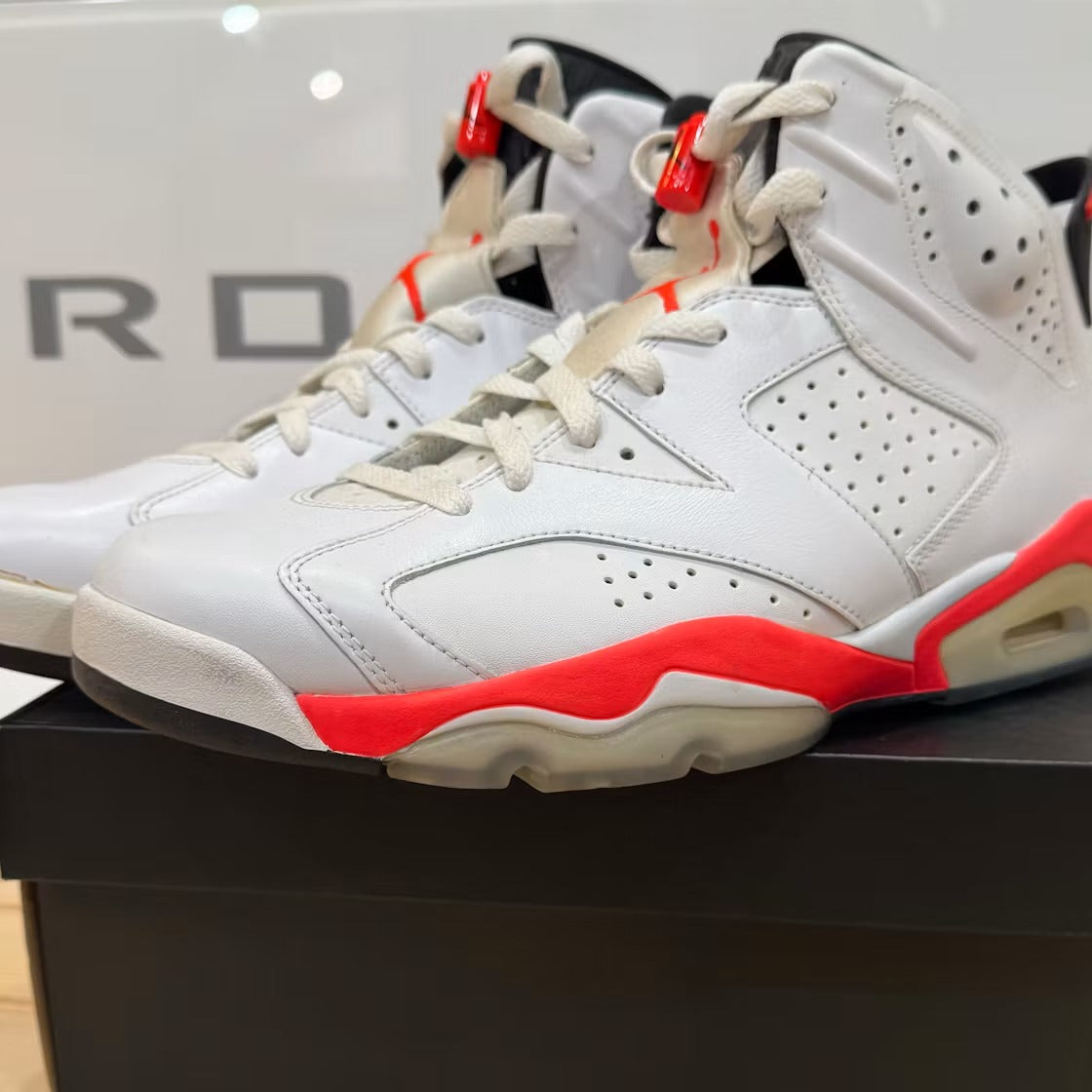 Air Jordan 6 Retro Infrared White (2014) product image 5, provided for visual reference and product detail review