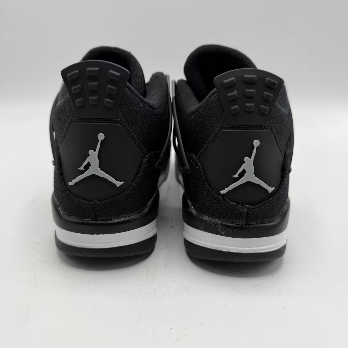Air Jordan 4 Retro Black Canvas (GS) product image 5, provided for visual reference and product detail review