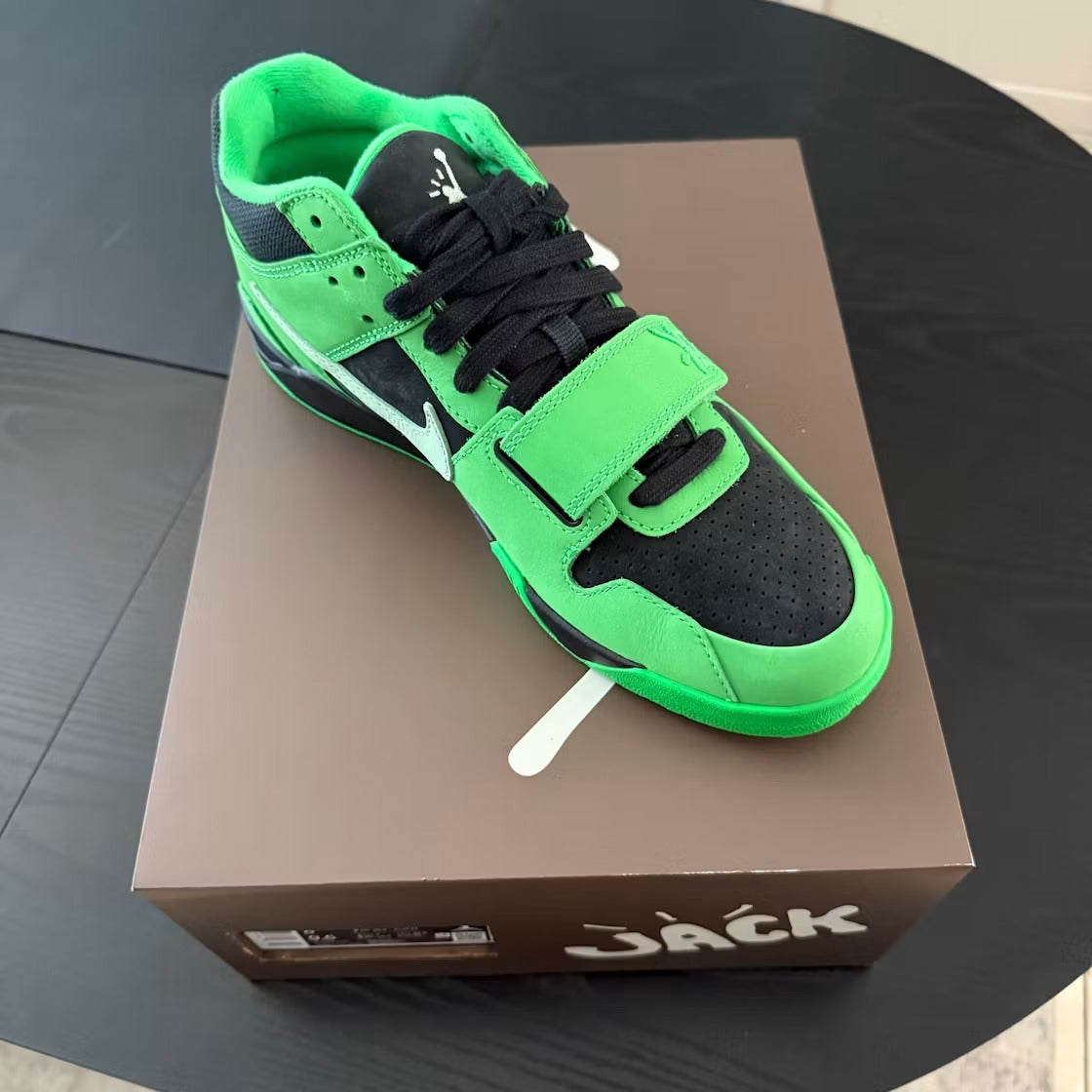 Air Jordan CJ1 T-Rexx Travis Scott Green Spark product image 3, provided for visual reference and product detail review