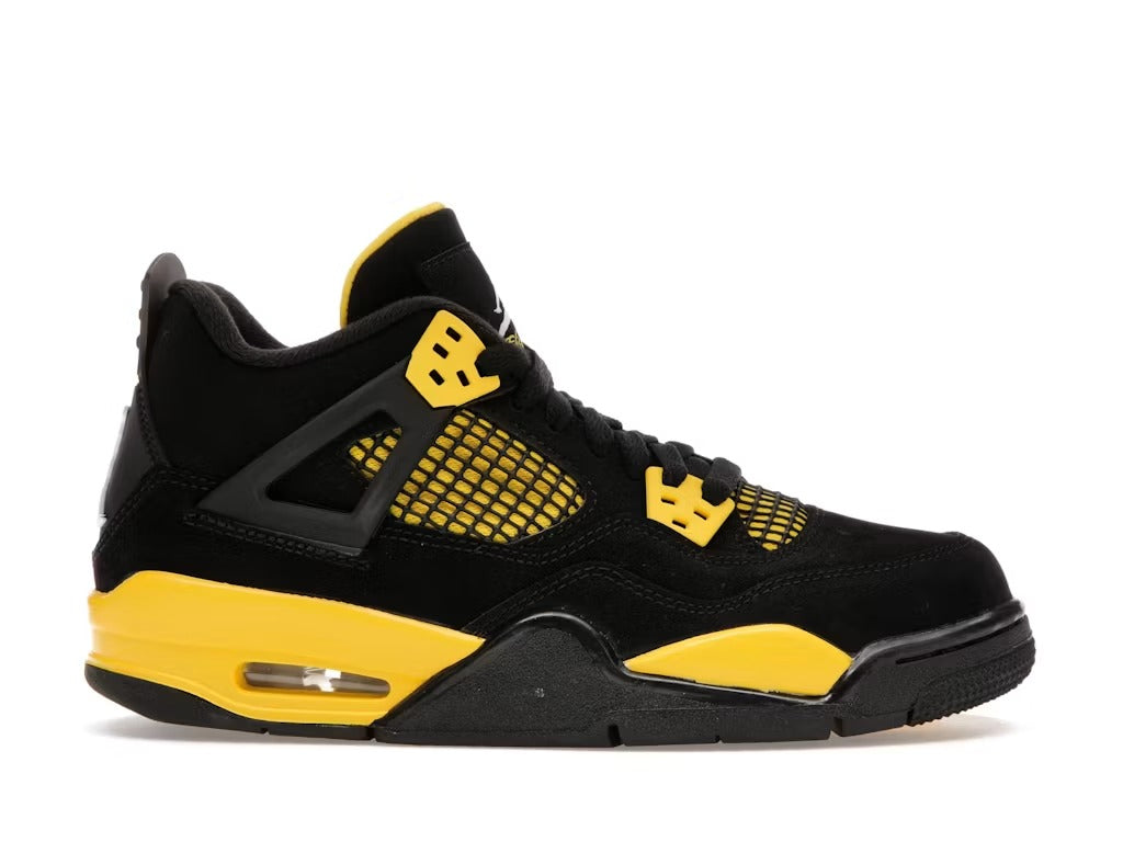 Air Jordan 4 Retro Thunder (2023) (GS) product image 1, provided for visual reference and product detail review