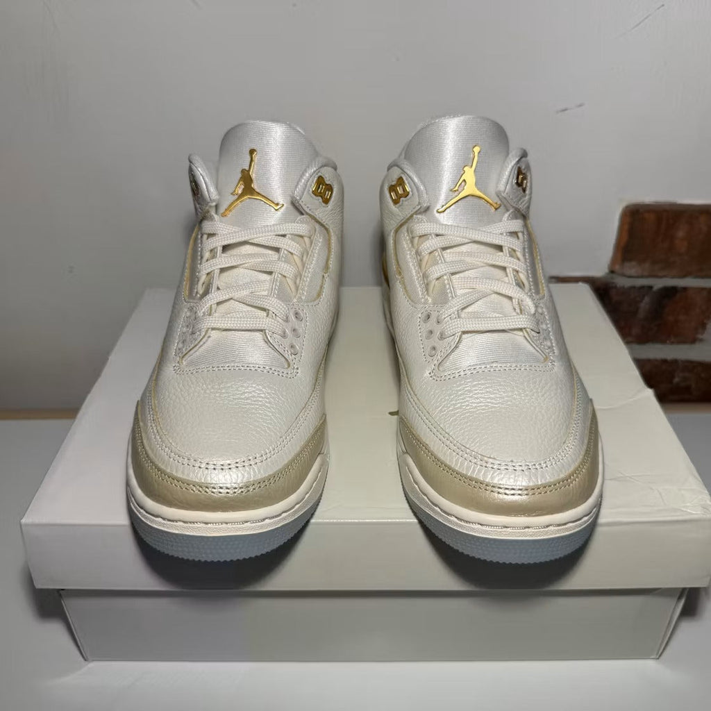 Air Jordan 3 Retro Champagne and Oysters (Women) product image 3, provided for visual reference and product detail review