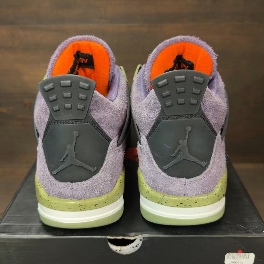 Air Jordan 4 Retro Canyon Purple (Women) product image 5, provided for visual reference and product detail review