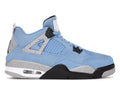 Air Jordan 4 Retro University Blue (GS) product image 1, provided for visual reference and product detail review