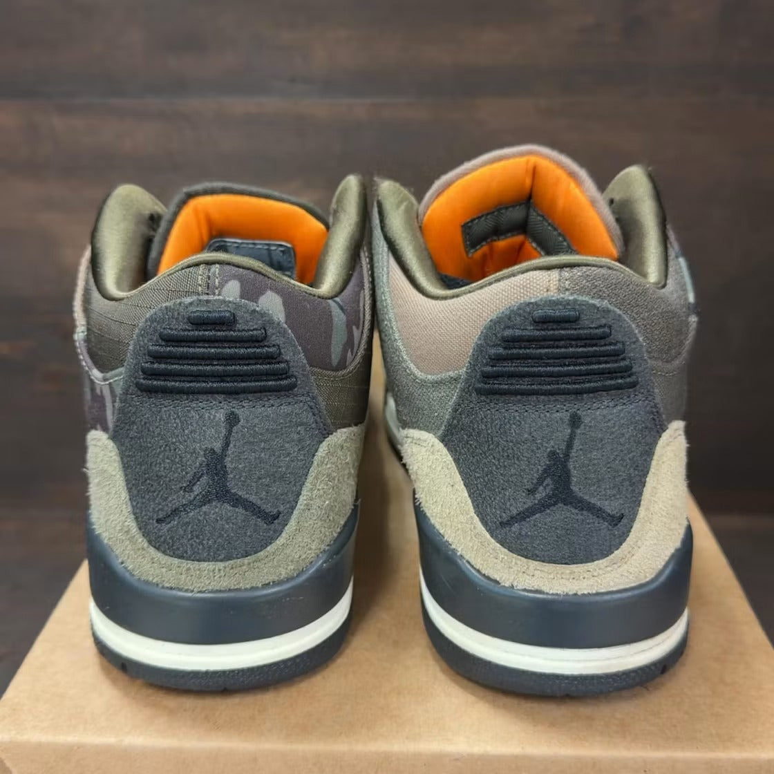 Air Jordan 3 Retro Patchwork Camo product image 5, provided for visual reference and product detail review