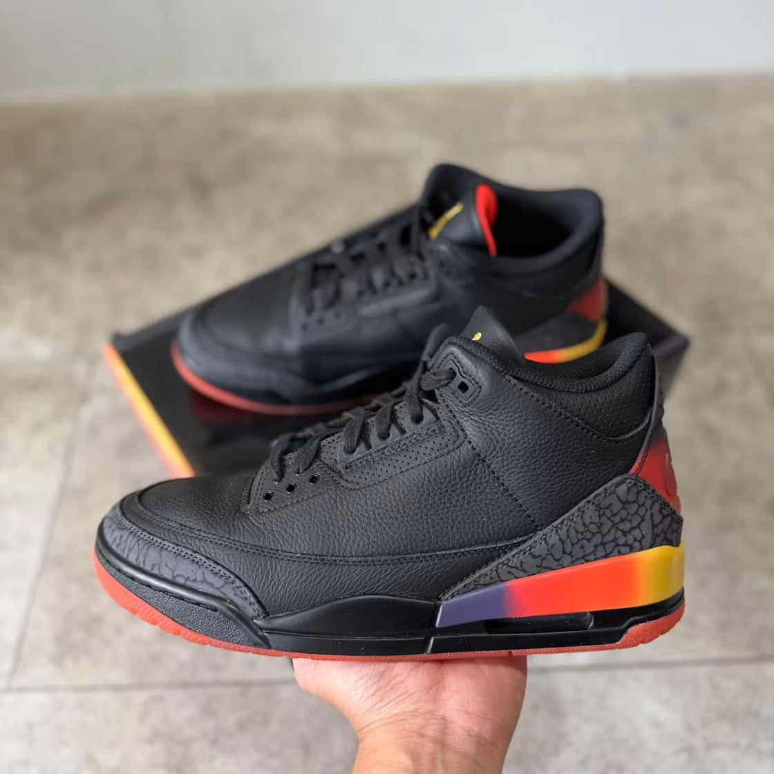 Air Jordan 3 Retro J Balvin Rio product image 4, provided for visual reference and product detail review