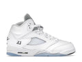 Air Jordan 5 Retro White Metallic (2026) (GS) product image 1, provided for visual reference and product detail review