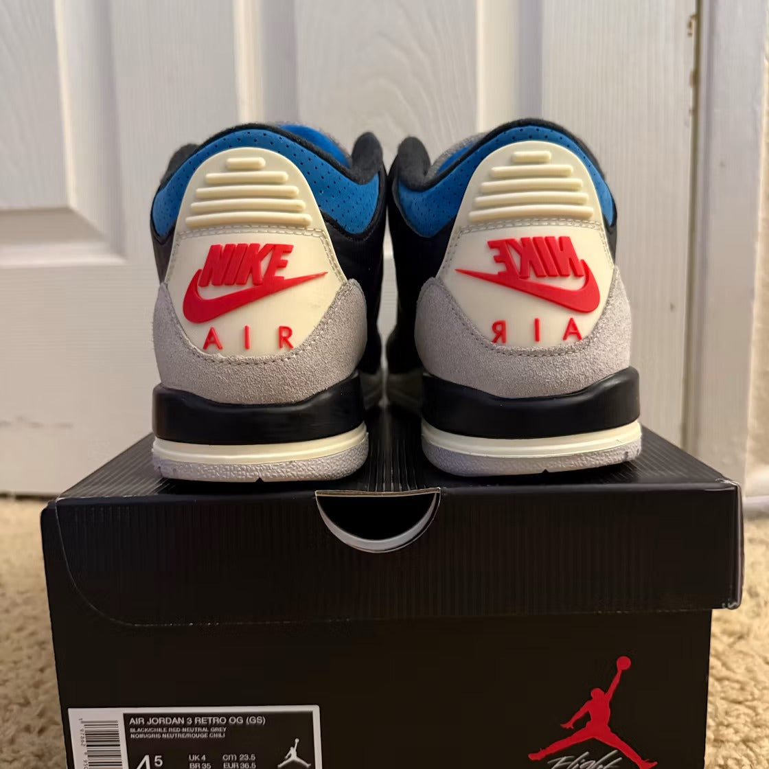 Air Jordan 3 Retro OG Rare Air (GS) product image 5, provided for visual reference and product detail review